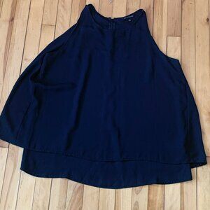 High Neck Blouse Tank